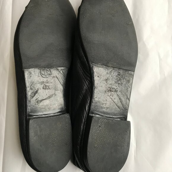 AUTH.  CHANEL Ballet Flats - Genuine Lambskin LEATHER  Black* 40.5, US 10 - Picture 7 of 8